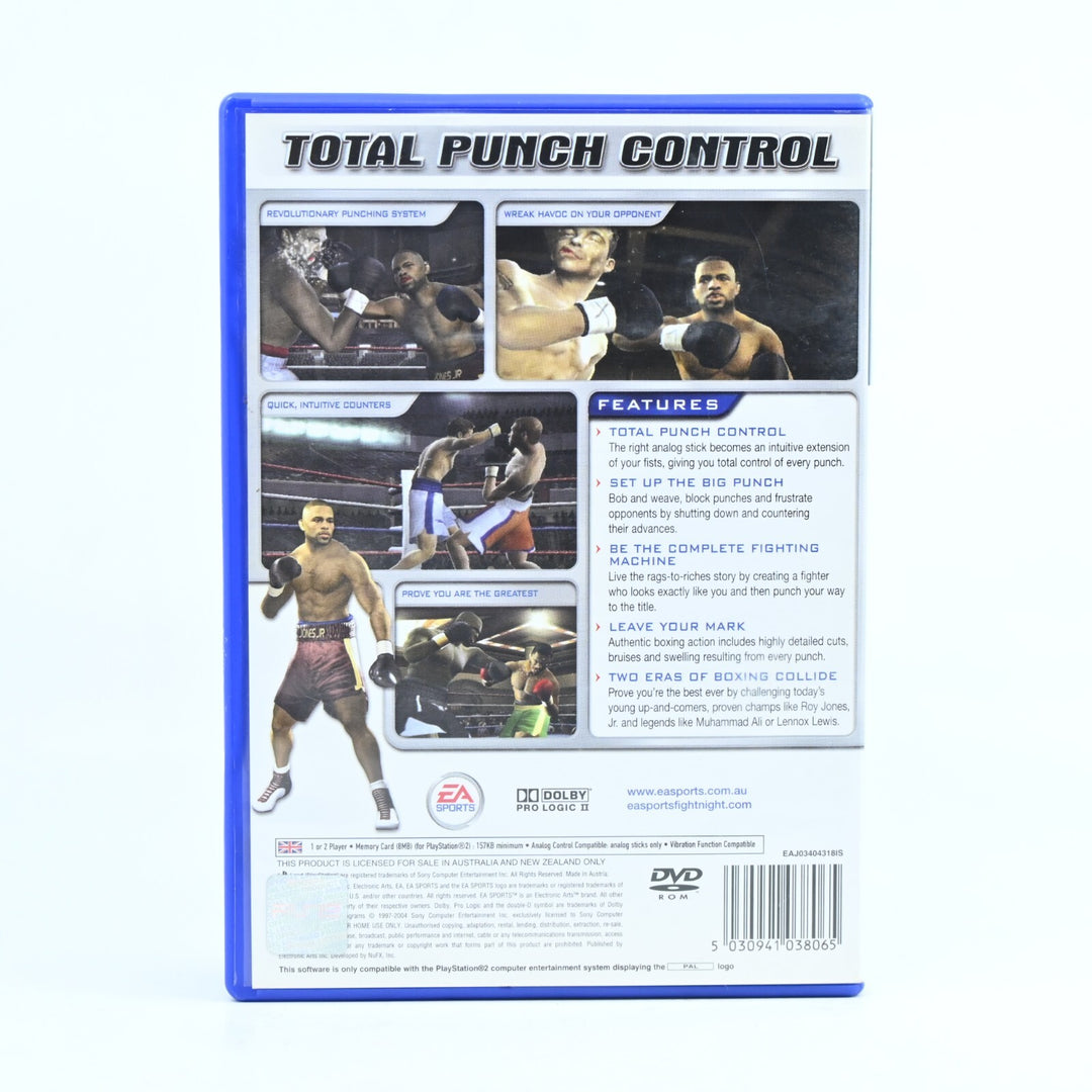 Fight Night 2004 - Sony Playstation 2 / PS2 Game + Manual - PAL - MINT DISC!