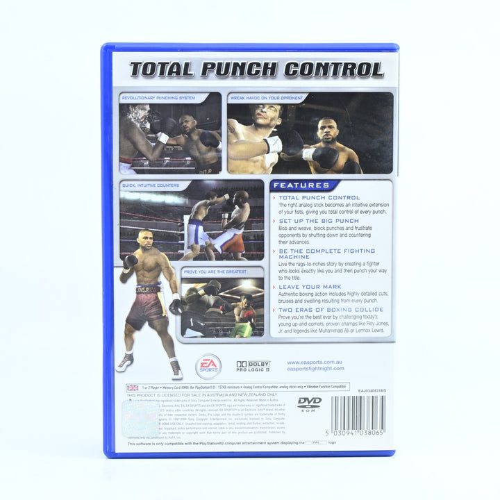 Fight Night 2004 - Sony Playstation 2 / PS2 Game + Manual - PAL - MINT DISC!