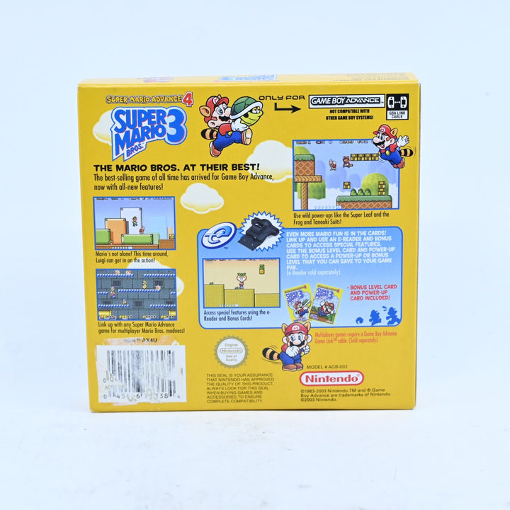 Super Mario Advance 4: Super Mario Bros. 3 - GBA Game + Cards - PAL - FREE POST!