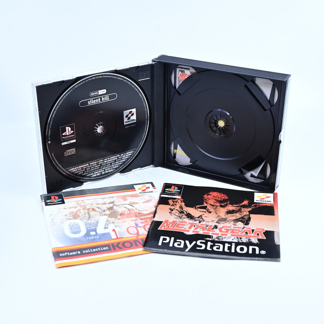 Metal Gear Solid - Sony Playstation 1 / PS1 Game - Complete - PAL - MINT DISCS!