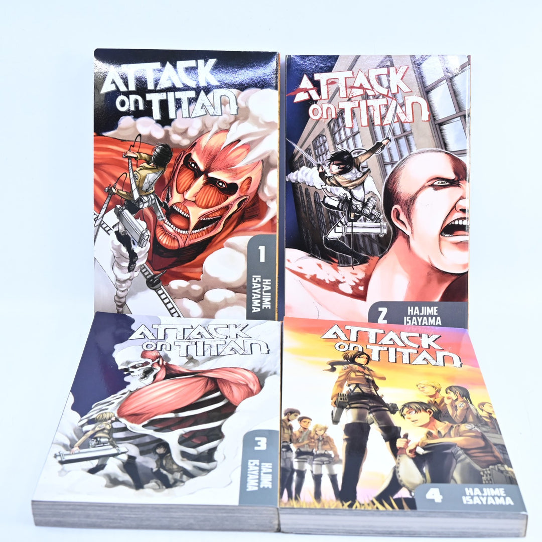 Attack on Titan - Volumes 1-8 - Hajime Isayama - Kodansha Comics - Manga
