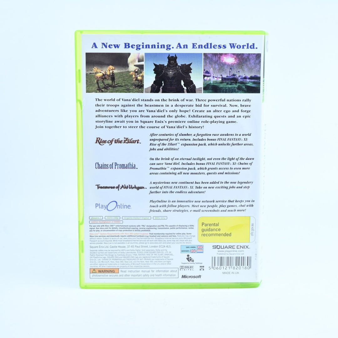 Final Fantasy XI: Online - Xbox 360 Game + Manual - PAL - MINT DISC!