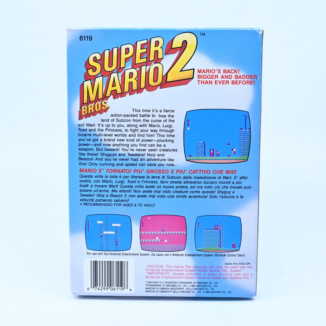 Super Mario Bros. 2  - Nintendo Entertainment System / NES Boxed Game - PAL