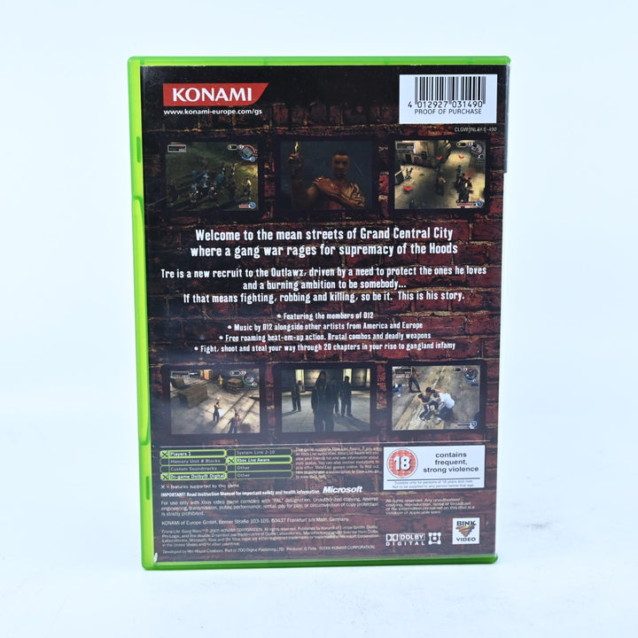 Crime Life: Gang Wars - Original Xbox Game + Manual - PAL - MINT DISC!