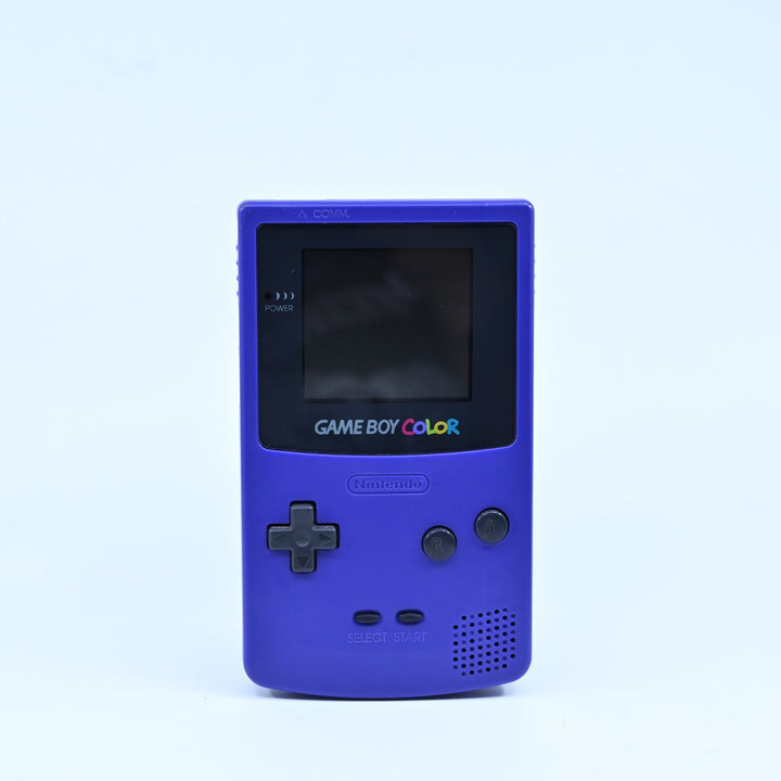 Grape Purple Nintendo Gameboy Color Boxed Console - AUS PAL - Holo label