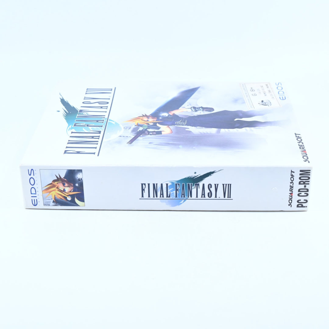 Final Fantasy VII 7 Big Box + Manual - Squaresoft - 4 Disc PC Game