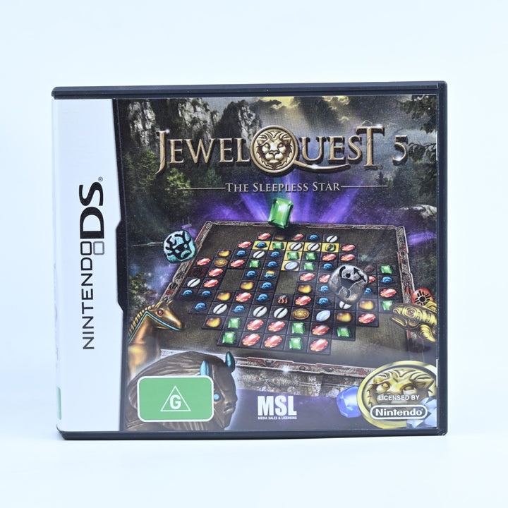 Jewel Quest 5: The Sleepless Star - Nintendo DS Game - PAL + Manual