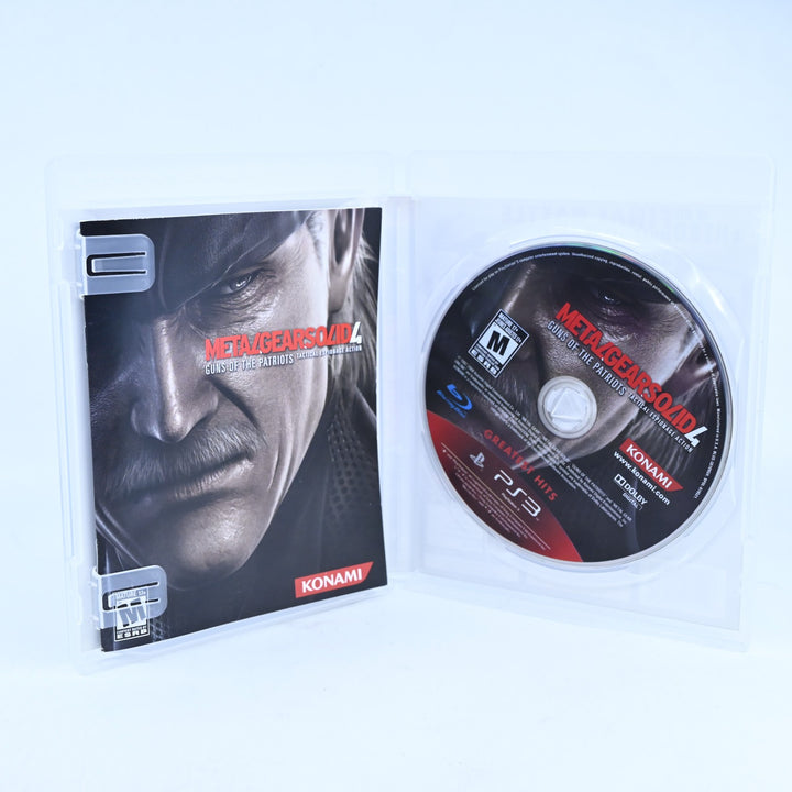 Metal Gear Solid 4: Guns of The Patriots - PS3 Game + Manual - Region Free