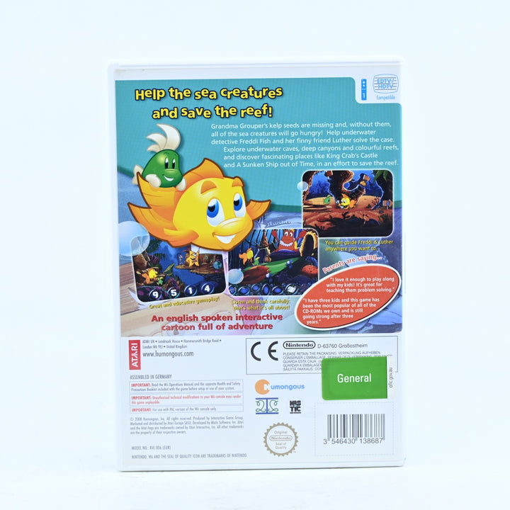 Freddi Fish: The Case of the Missing Kelp Seeds - Nintendo Wii Game + Manual