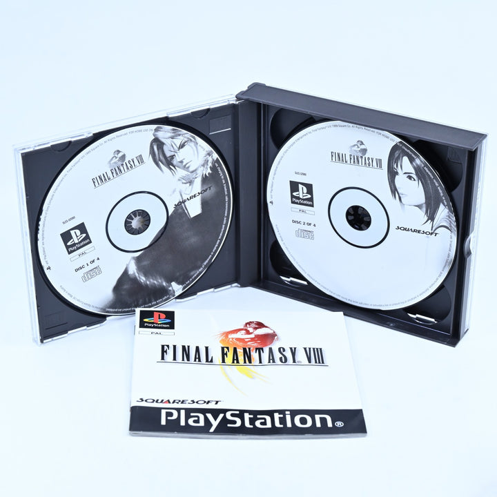 Final Fantasy VIII 8 - Sony Playstation 1 / PS1 Game + Manual - PAL - MINT DISC!