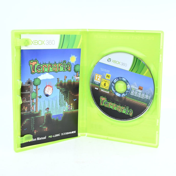 Terraria - Xbox 360 Game + Manual - PAL - MINT DISC!