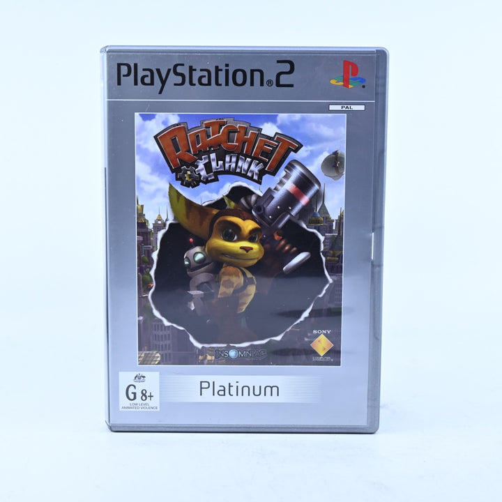 Ratchet &amp; Clank - Sony Playstation 2 / PS2 Game + Manual - PAL - MINT DISC!