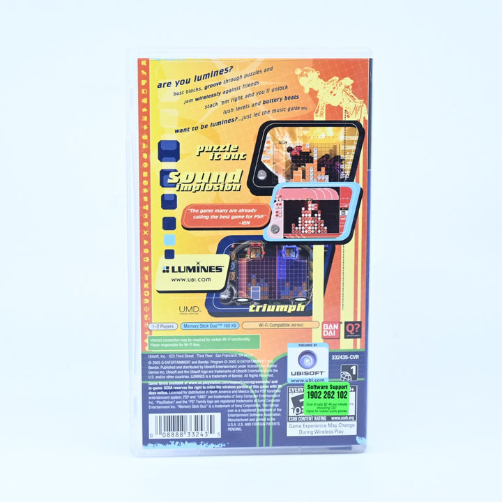 Lumines: Puzzle Fusion - Sony PSP Game + Manual - FREE POST!