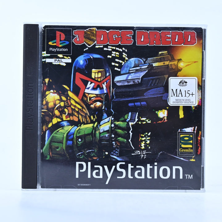 Judge Dredd - Sony Playstation 1 / PS1 Game + Manual - PAL