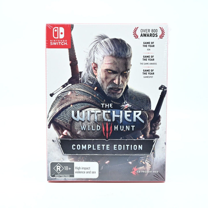 SEALED! The Witcher 3: Wild Hunt Complete Edition - Nintendo Switch Game