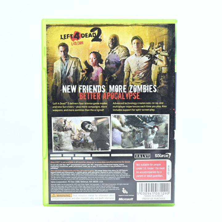 Left 4 Dead 2 - Xbox 360 Game + Manual - PAL - MINT DISC!