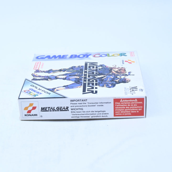 Metal Gear Solid - Nintendo Gameboy Color Boxed Game - PAL - FREE POST!