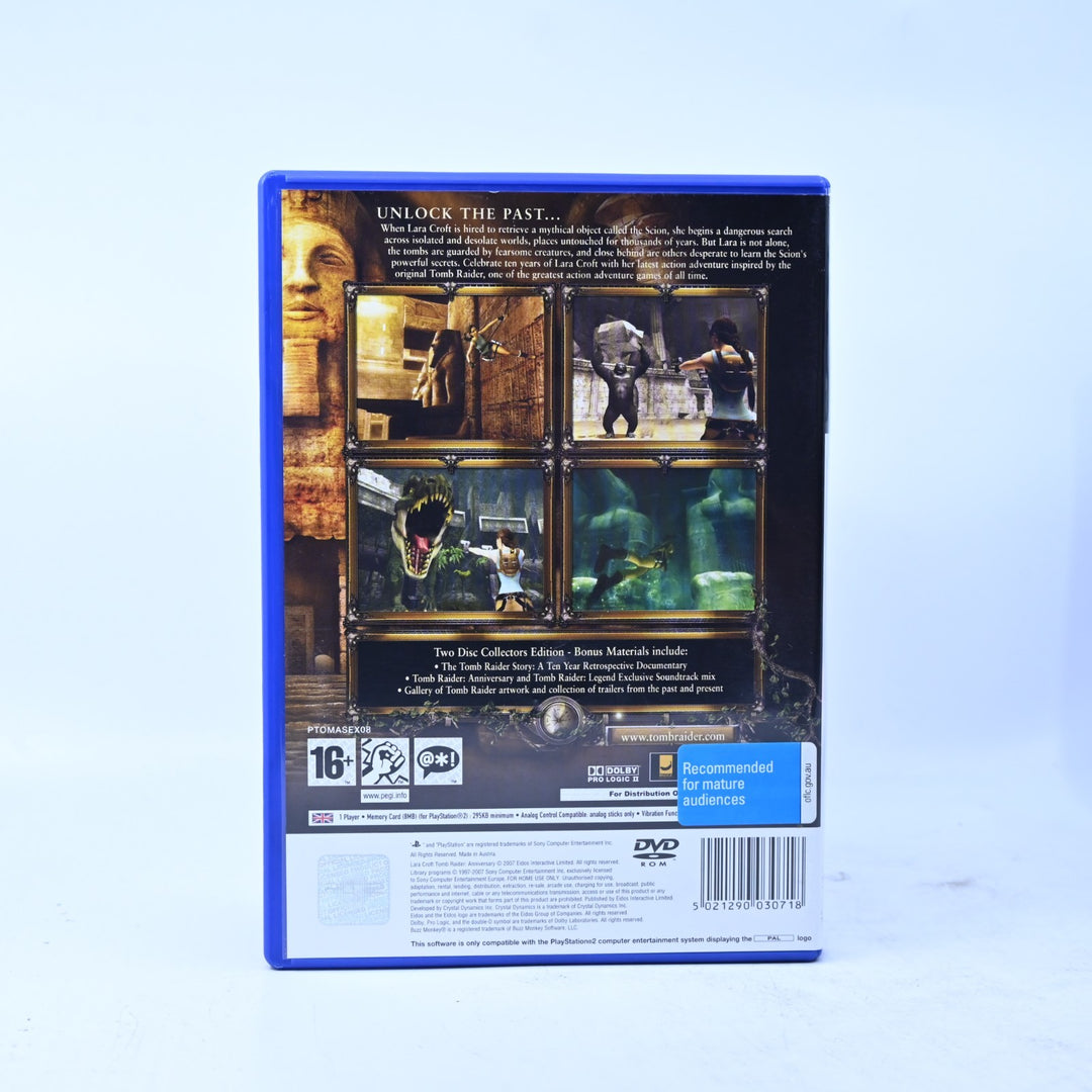 Lara Croft Tomb Raider: Anniversary - Sony Playstation 2 / PS2 Game + Manual