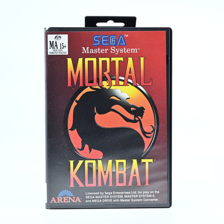 Mortal Kombat - No Manual - Sega Master System Game - PAL - FREE POST!
