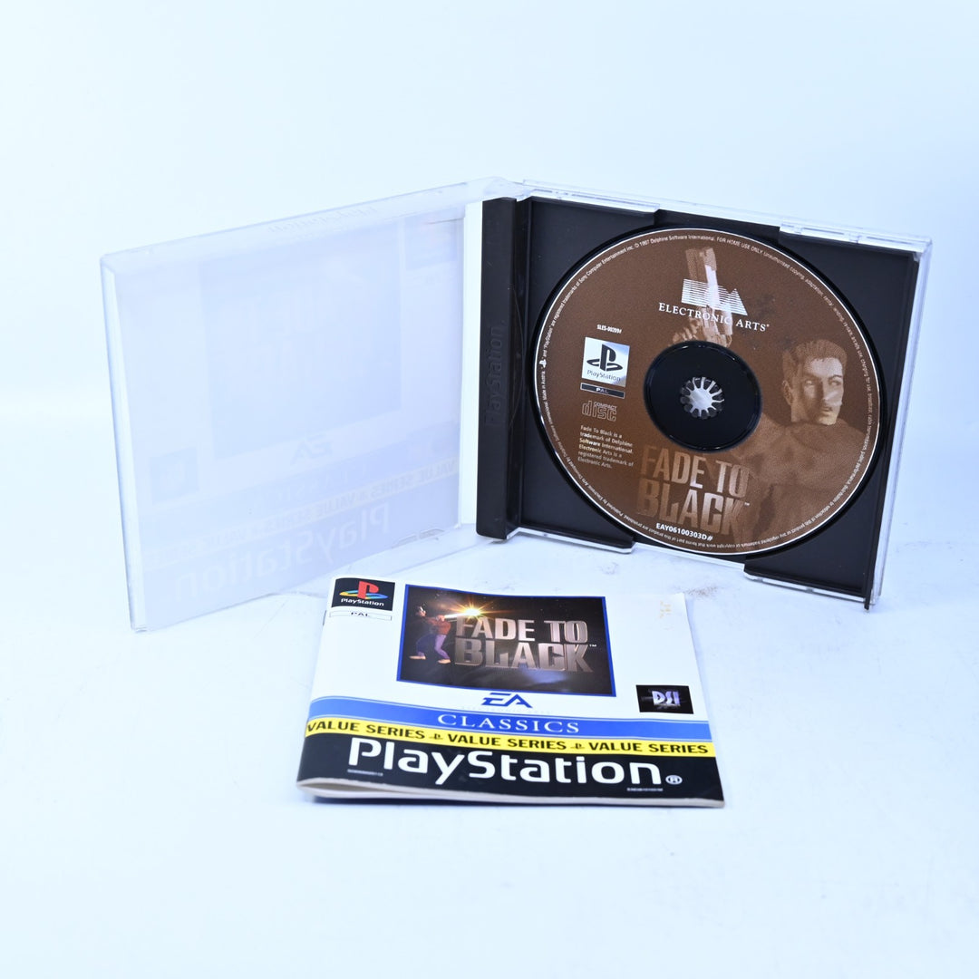 Fade to Black - Sony Playstation 1 / PS1 Game + Manual - PAL - MINT DISC!