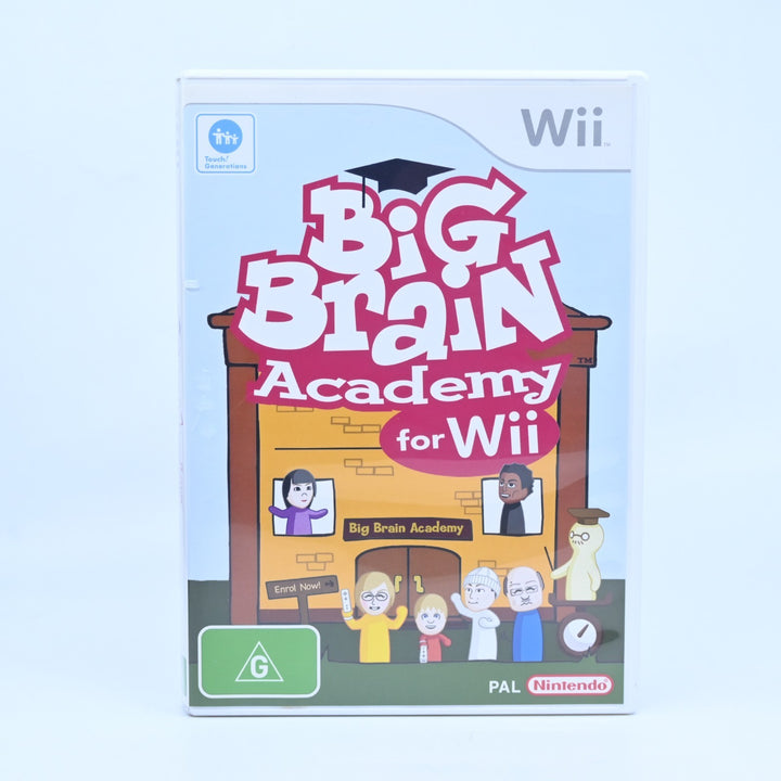 Big Brain Academy for Wii - Nintendo Wii Game + Manual - PAL - FREE POST!