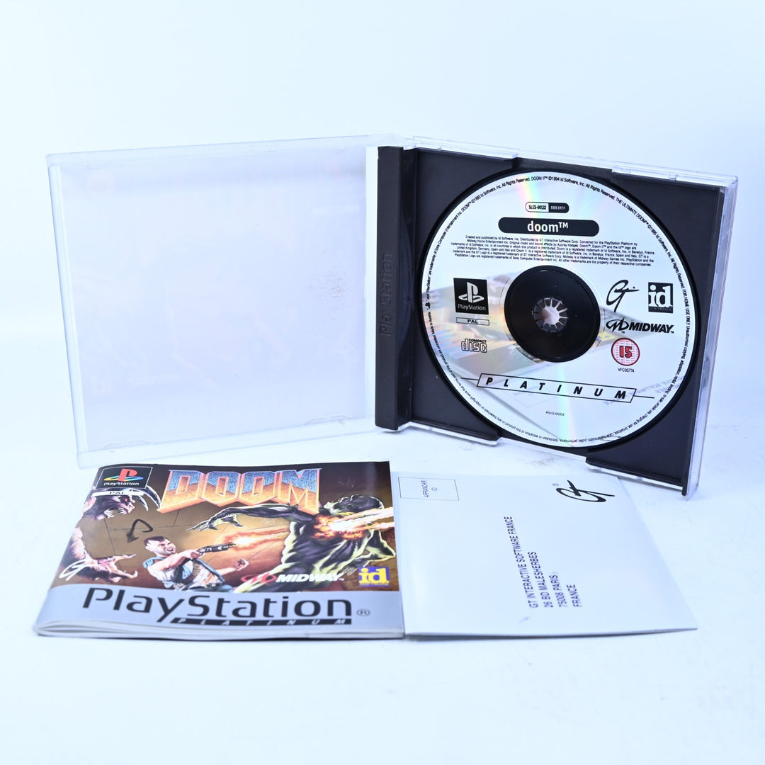Doom - Sony Playstation 1 / PS1 Game + Manual - PAL