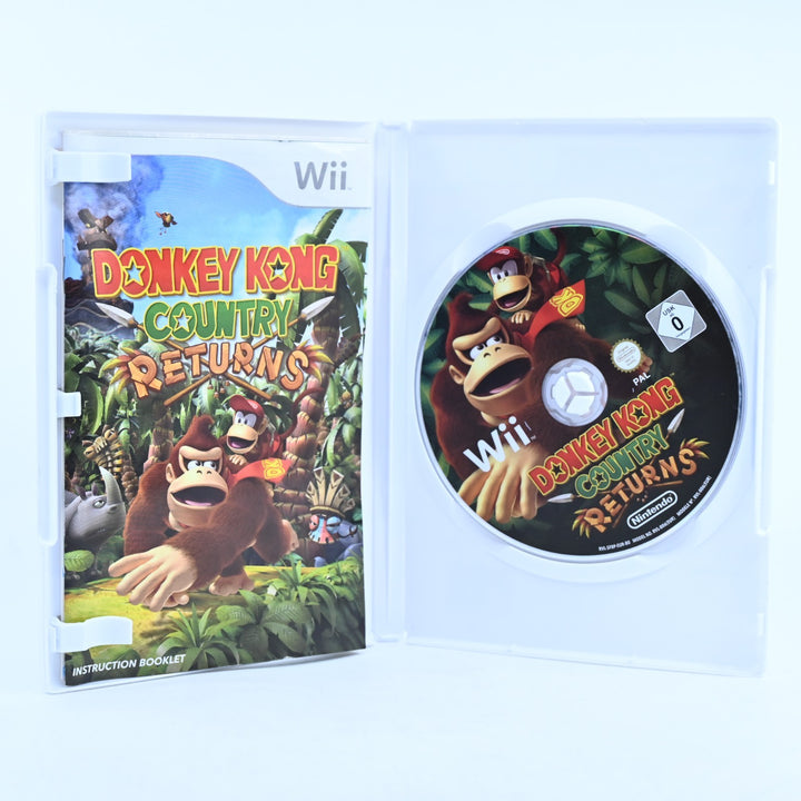 Donkey Kong Country Returns - Nintendo Wii Game + Manual - PAL - MINT DISC!