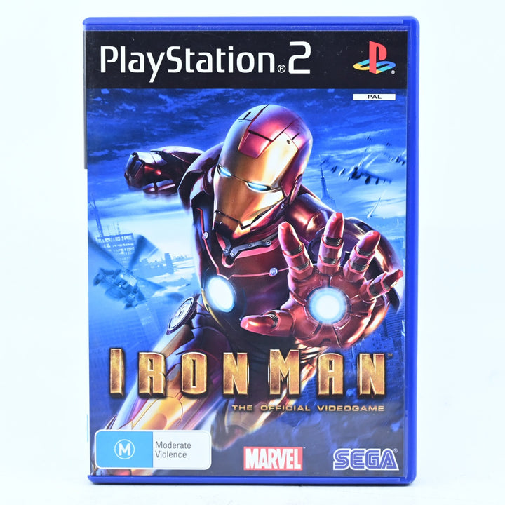 Iron Man - Sony Playstation 2 / PS2 Game + Manual - PAL - MINT DISC!