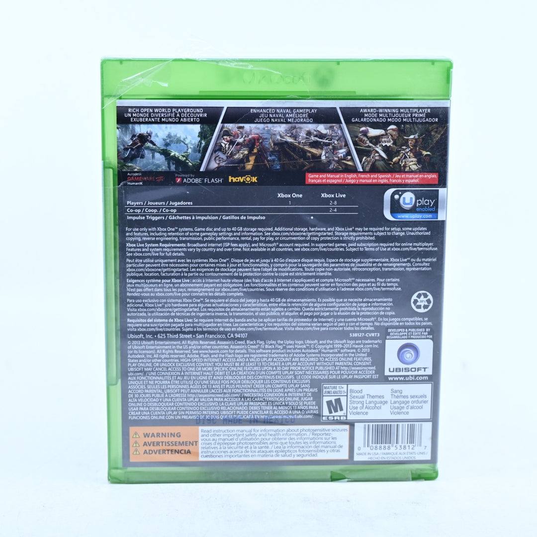 SEALED! Assassin's Creed IV Black Flag - Xbox One Game - REGION FREE