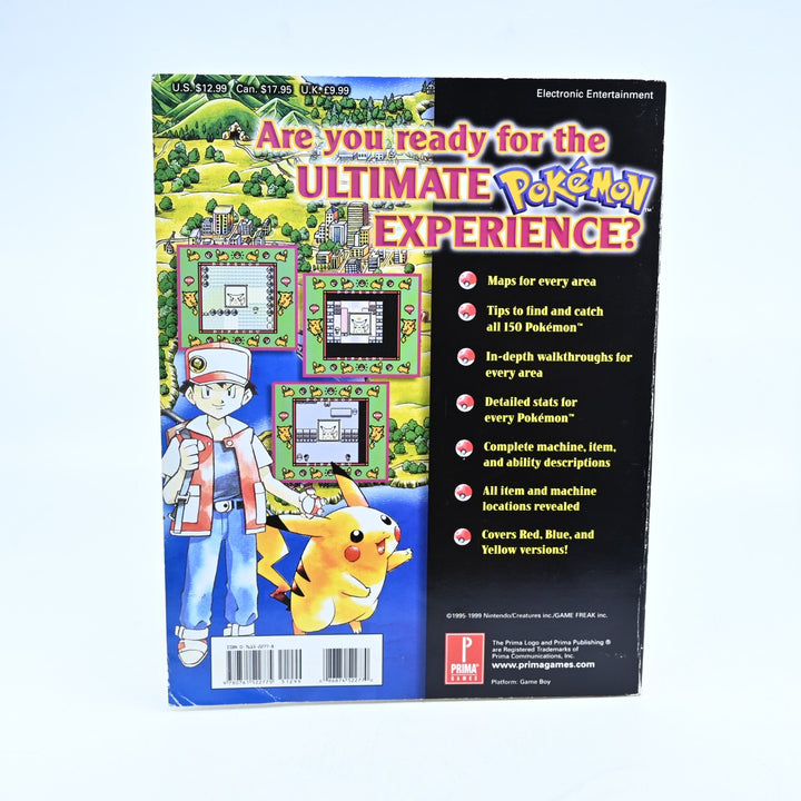 Pokemon Yellow (Special Pikachu Edition) - Strategy Guide by Prima + Poster