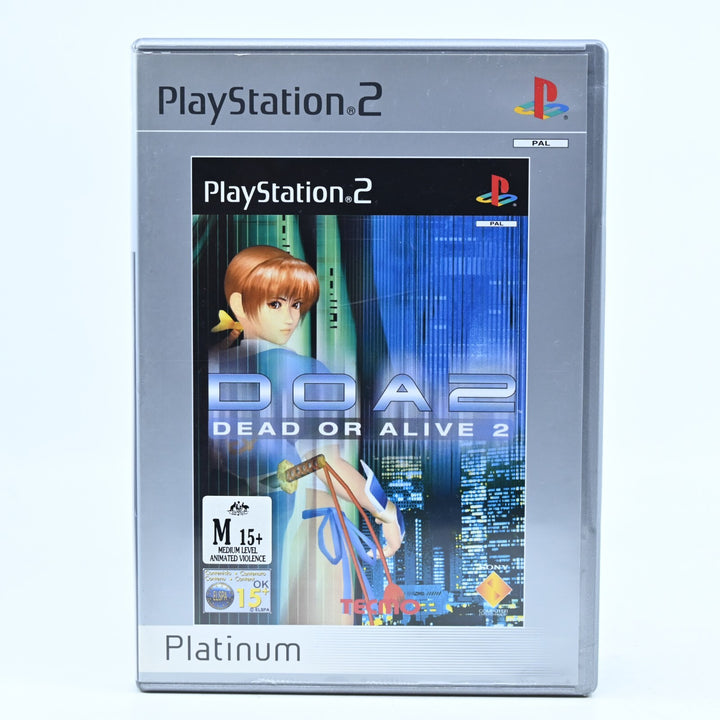 Dead or Alive 2 DOA 2 - Sony Playstation 2 / PS2 Game + Manual - PAL