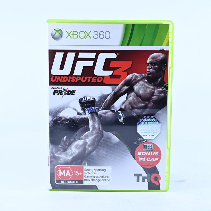 UFC Undisputed 3 - Xbox 360 Game + Manual - PAL - MINT DISC!