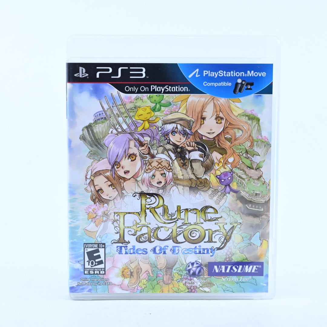 Rune Factory: Tides of Destiny - PS3 Game + Manual - REGION FREE