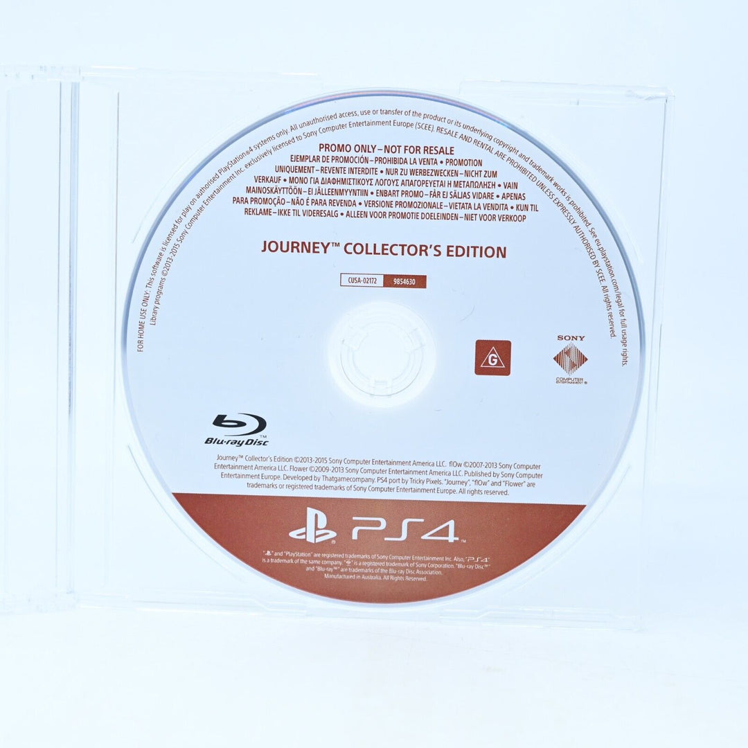 Journey Collector's Edition - Promo Disc - PS4 Game - Disc Only - MINT DISC!