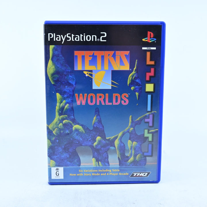 Tetris Worlds - Sony Playstation 2 / PS2 Game + Manual - PAL - MINT DISC!