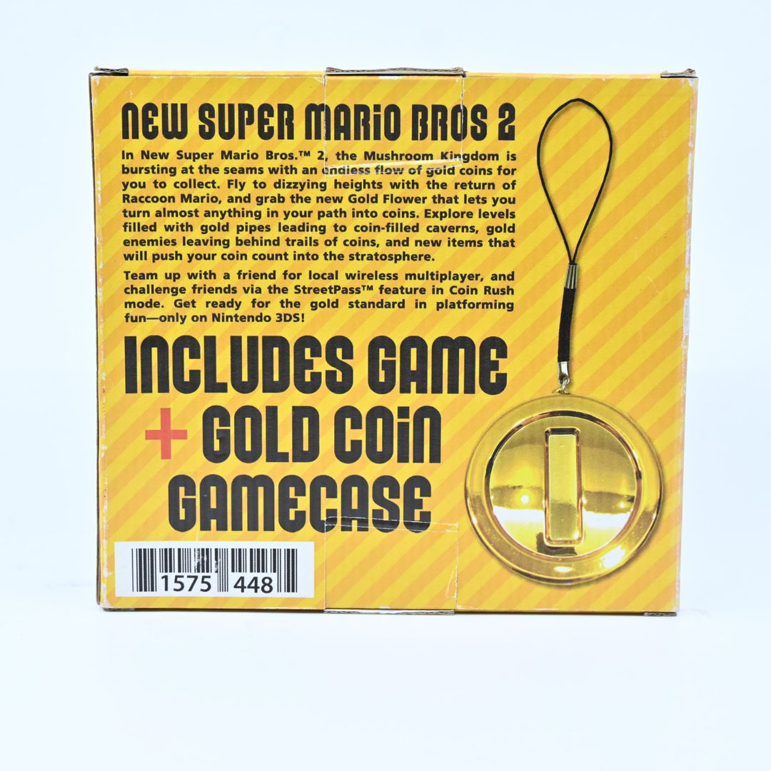New Super Mario Bros. 2 Gold Coin Edition - Nintendo 3DS Game - PAL + Manual