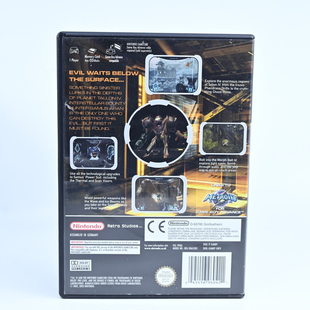 Metroid Prime - Nintendo Gamecube Game + Manual - PAL - FREE POST!