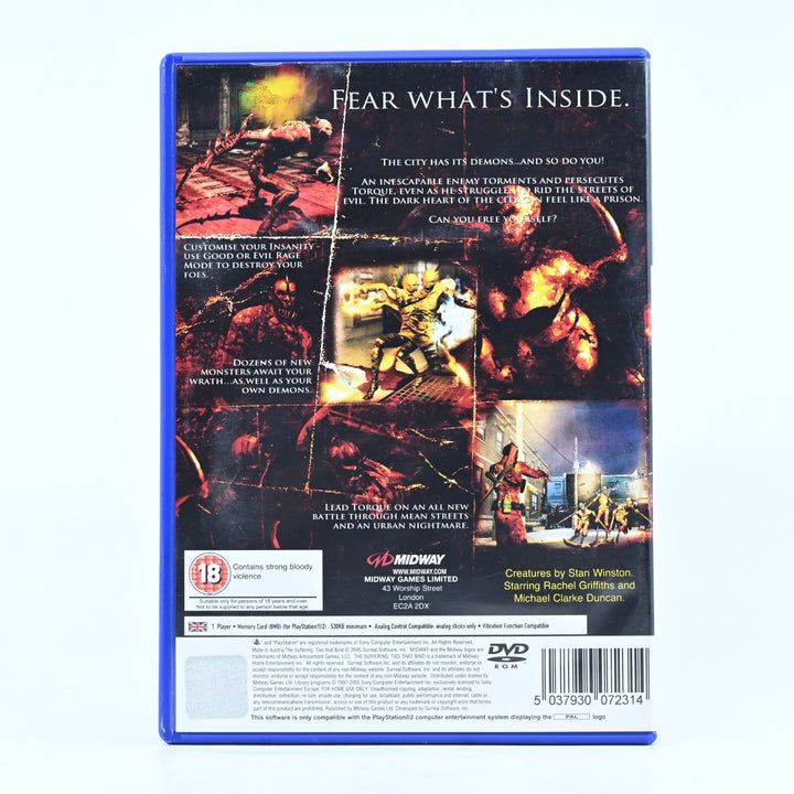 The Suffering: Ties that Bind - Sony Playstation 2 PS2 Game + Manual - MINT DISC