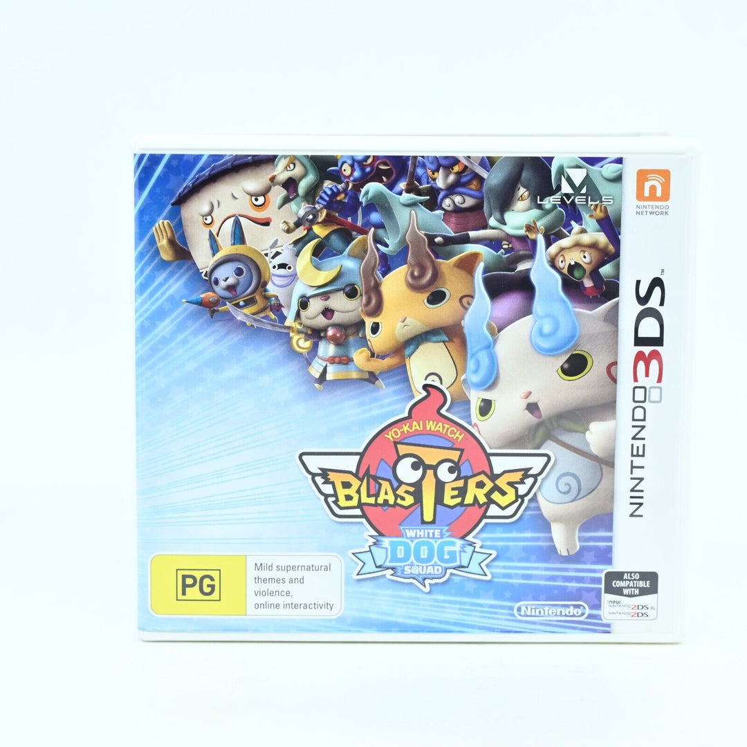 LIKE NEW! Yo-kai Watch Blasters: White Dog Squad - Nintendo 3DS Game - PAL