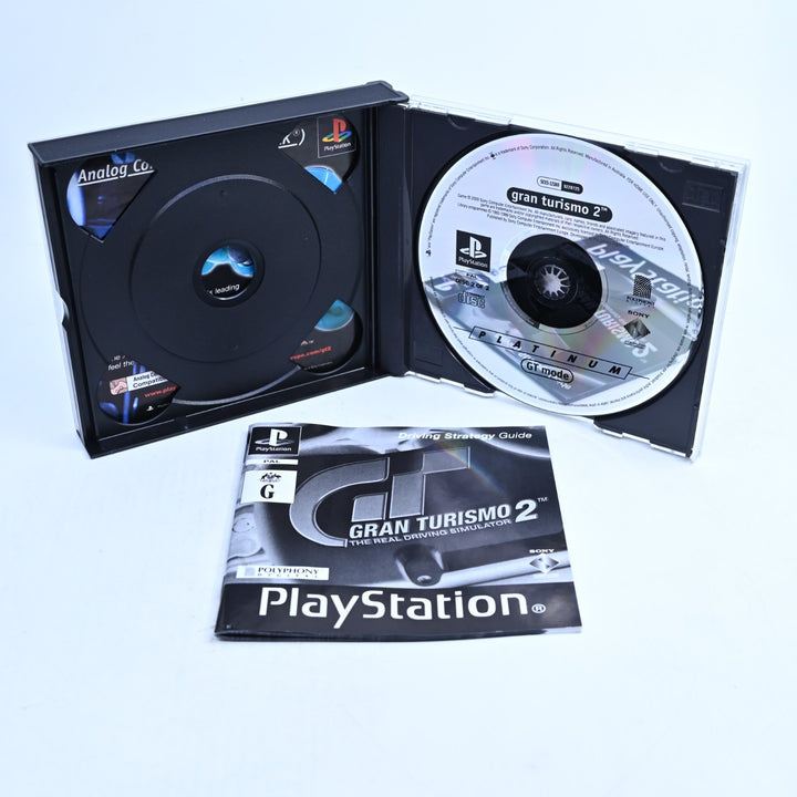 Gran Turismo 2 - Sony Playstation 1 / PS1 Game + Manual - PAL  - MINT DISC!