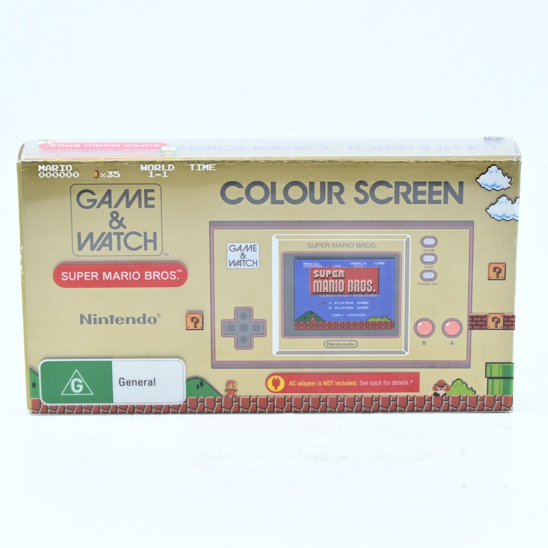 SEALED! Super Mario Bros. Colour Screen - Nintendo Game & Watch Boxed Console