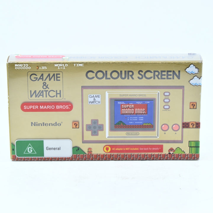 SEALED! Super Mario Bros. Colour Screen - Nintendo Game & Watch Boxed Console