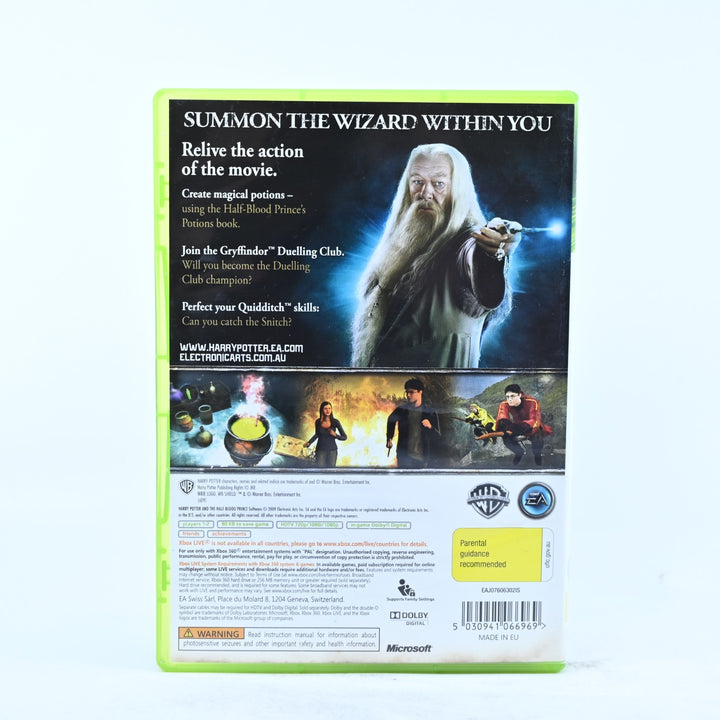 Harry Potter and the Half-Blood Prince - Xbox 360 Game + Manual PAL - MINT DISC!