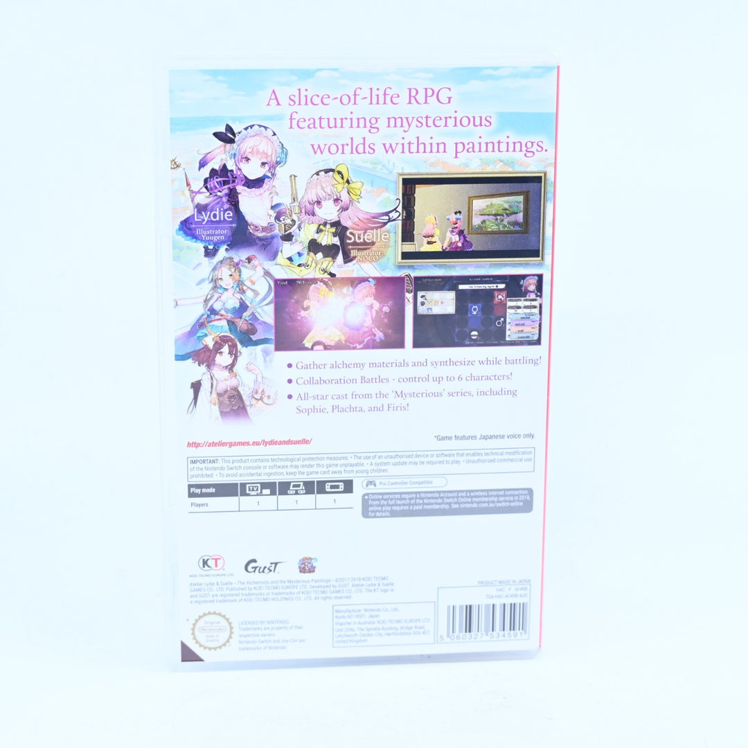 Atelier: Lydie & Suelle The Alchemists and the Mysterious Paintings Switch Game