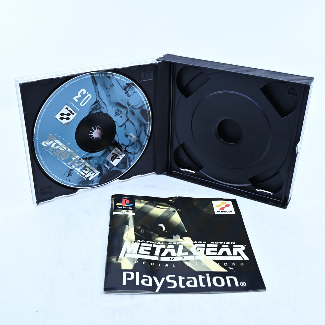 Metal Gear Solid Special Missions - Sony Playstation 1 / PS1 Game + Manual - PAL