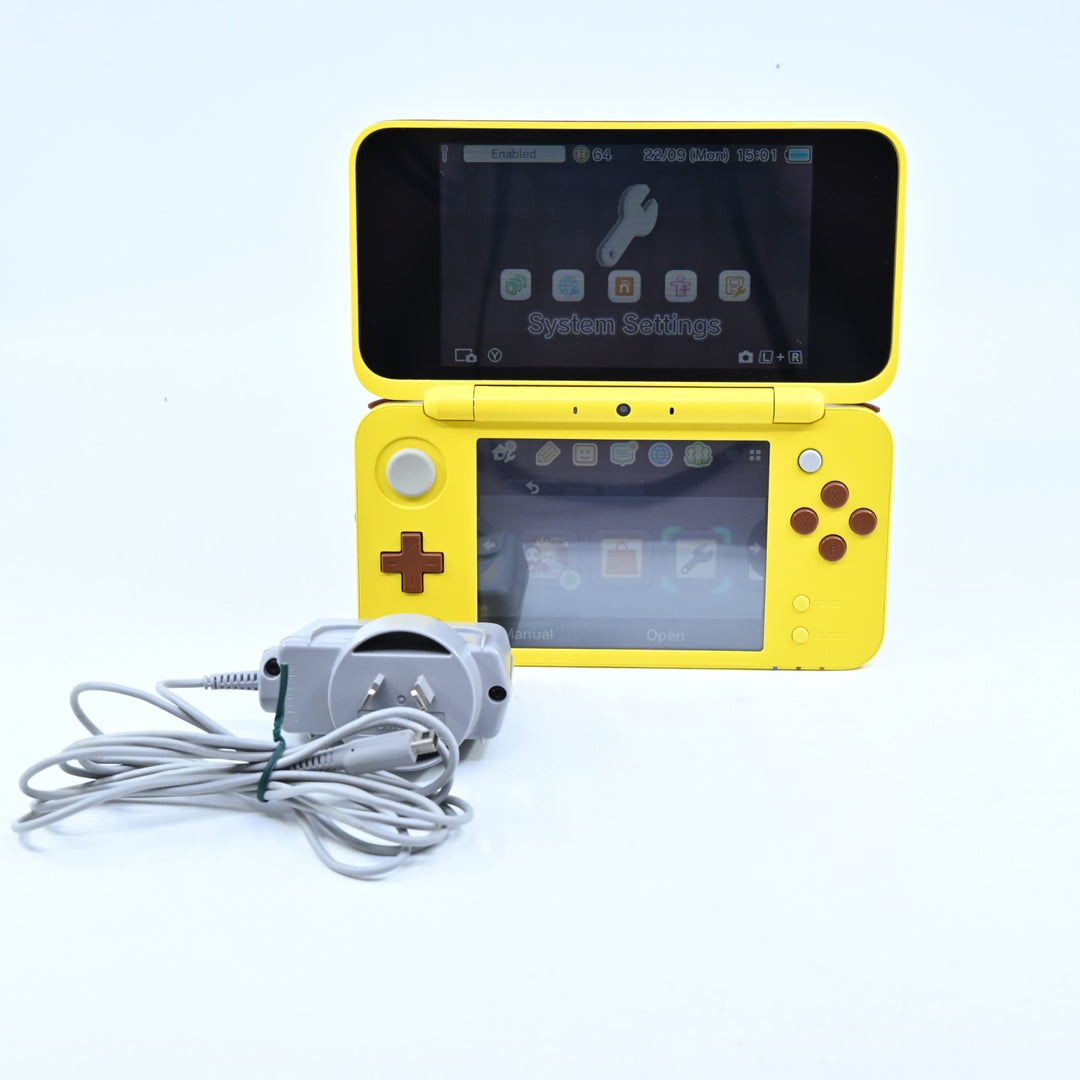 Pikachu Edition Yellow 'New' Nintendo 2DS XL Console - JAN-001 - PAL