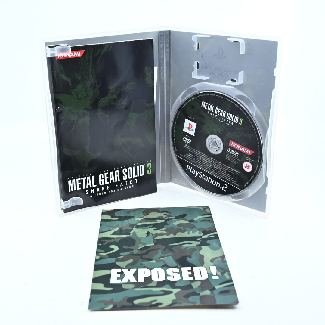 Metal Gear Solid 3: Snake Eater - Sony Playstation 2 / PS2 Game + Manual - PAL