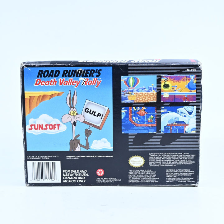 Road Runner's Death Valley - Super Nintendo / SNES Boxed Game - NTSC-U/C