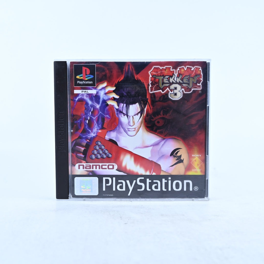 Tekken 3 - Sony Playstation 1 / PS1 Game + Manual - PAL - MINT DISC!