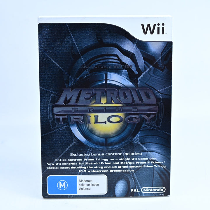 Metroid Prime Trilogy - Nintendo Wii Game + Manual - PAL - MINT DISC!